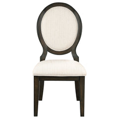Twyla Dark Cocoa 5-piece Round Wood Dining Room Table Set - Ornate Home