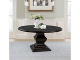 Twyla Dark Cocoa 60-inch Round Wood Dining Room Table - Ornate Home