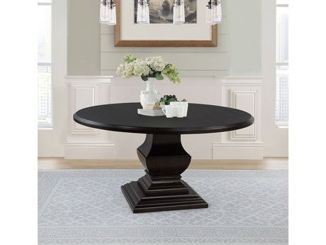 Twyla Dark Cocoa 60-inch Round Wood Dining Room Table - Ornate Home