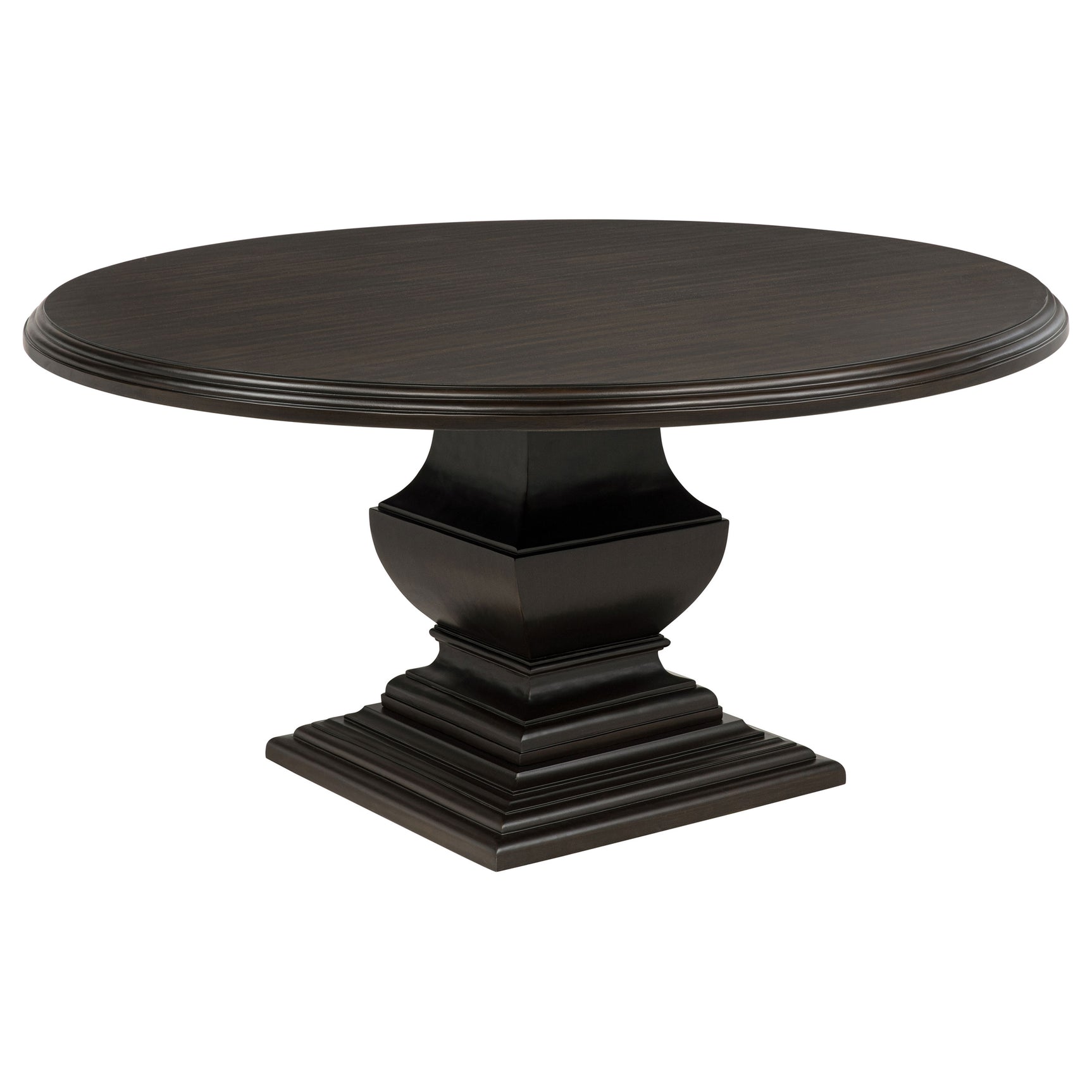 Twyla Dark Cocoa 60-inch Round Wood Dining Room Table - Ornate Home
