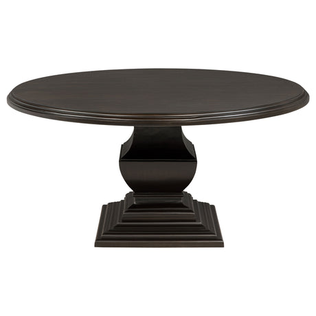 Twyla Dark Cocoa 60-inch Round Wood Dining Room Table - Ornate Home
