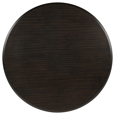 Twyla Dark Cocoa 60-inch Round Wood Dining Room Table - Ornate Home