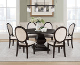 Twyla Dark Cocoa 60-inch Round Wood Dining Room Table - Ornate Home