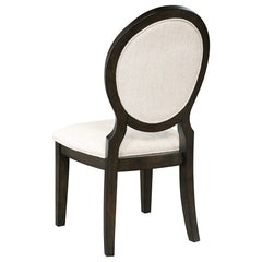 Twyla Dark Cocoa 7-piece Round Wood Dining Room Table Set - Ornate Home