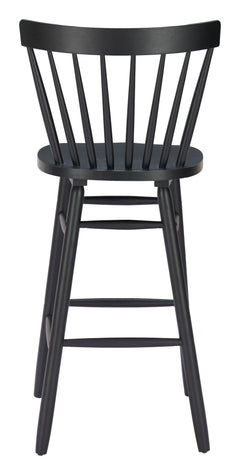 Tyce Black Barstool (Set of 2) - Ornate Home