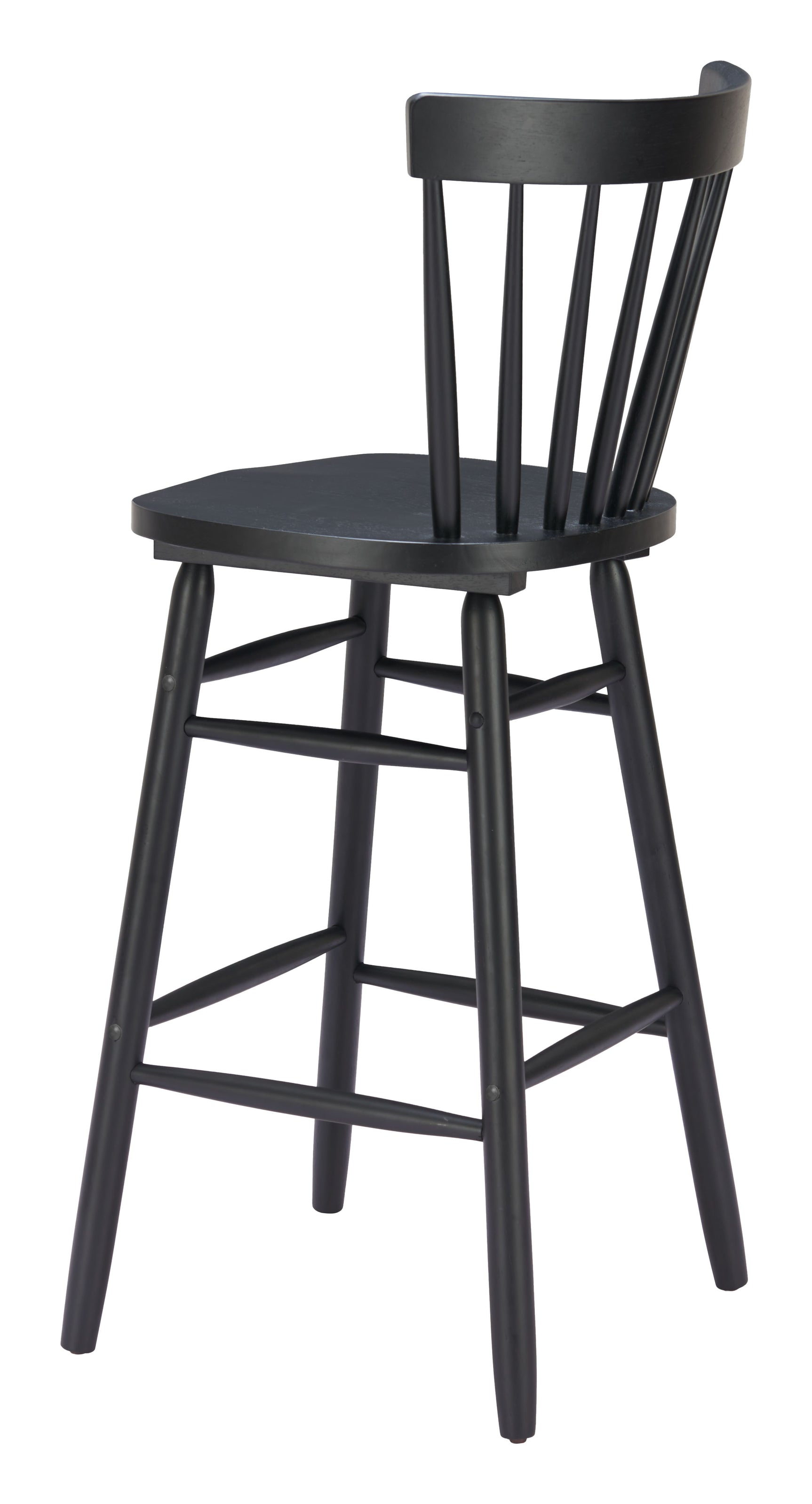 Tyce Black Barstool (Set of 2) - Ornate Home