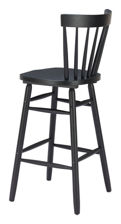 Tyce Black Barstool (Set of 2) - Ornate Home