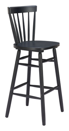 Tyce Black Barstool (Set of 2) - Ornate Home