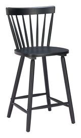 Tyce Black Counter Stool (Set of 2) - Ornate Home