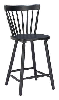 Tyce Black Counter Stool (Set of 2) - Ornate Home