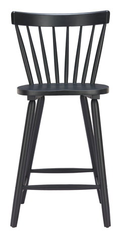 Tyce Black Counter Stool (Set of 2) - Ornate Home