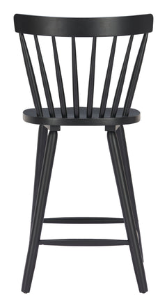 Tyce Black Counter Stool (Set of 2) - Ornate Home