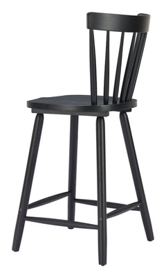 Tyce Black Counter Stool (Set of 2) - Ornate Home