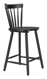 Tyce Black Counter Stool (Set of 2) - Ornate Home