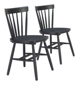 Tyce Black Dining Chair (Set of 2) - Ornate Home