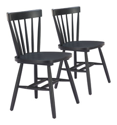 Tyce Black Dining Chair (Set of 2) - Ornate Home