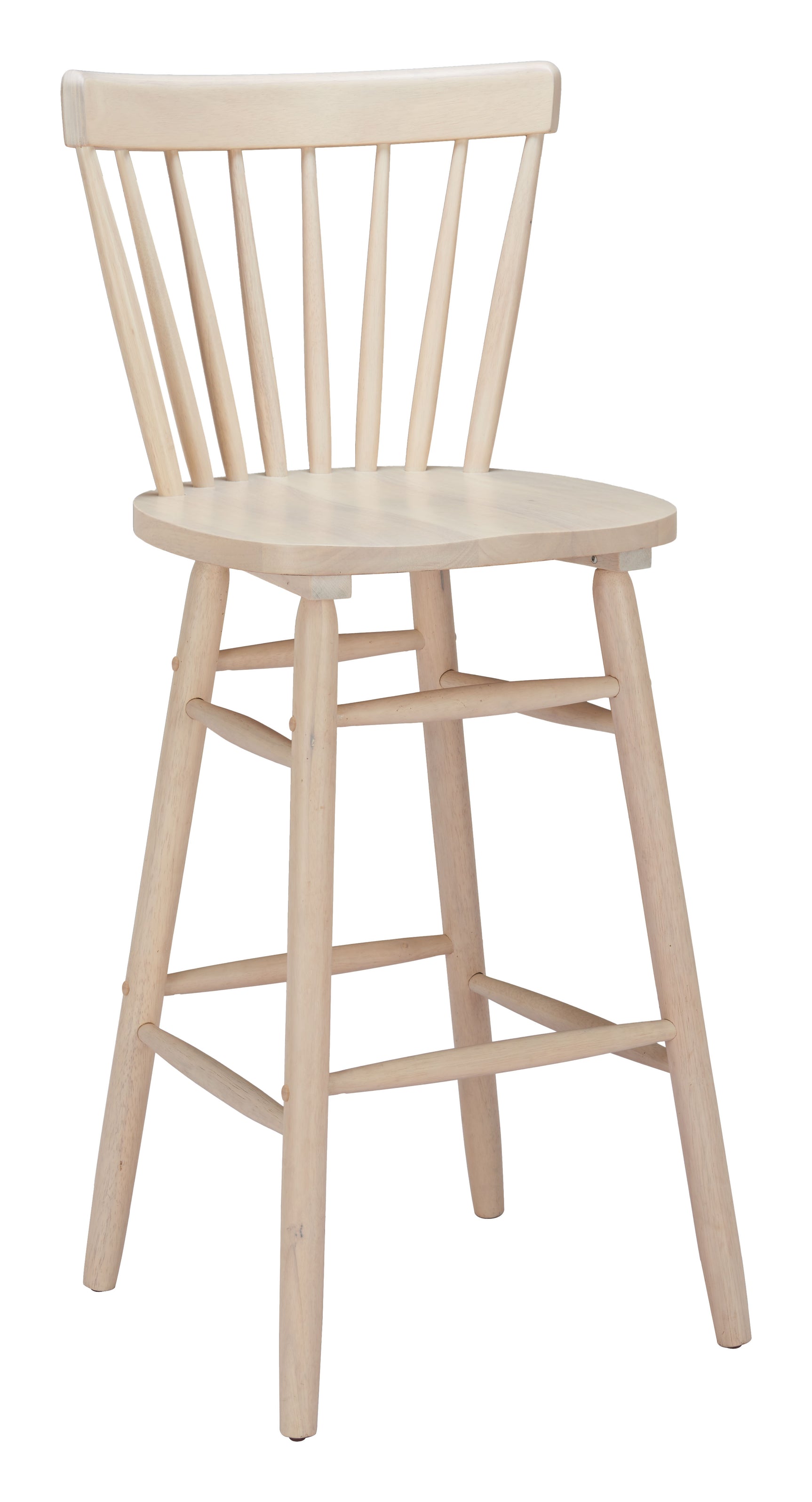 Tyce Natural Barstool (Set of 2) - Ornate Home