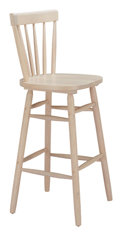 Tyce Natural Barstool (Set of 2) - Ornate Home
