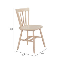 Tyce Natural Dining Chair (Set of 2) - Ornate Home