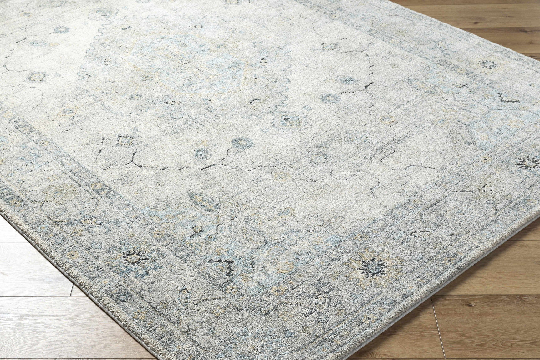 Tyche Beige Thick Luxe Area Rug - Ornate Home