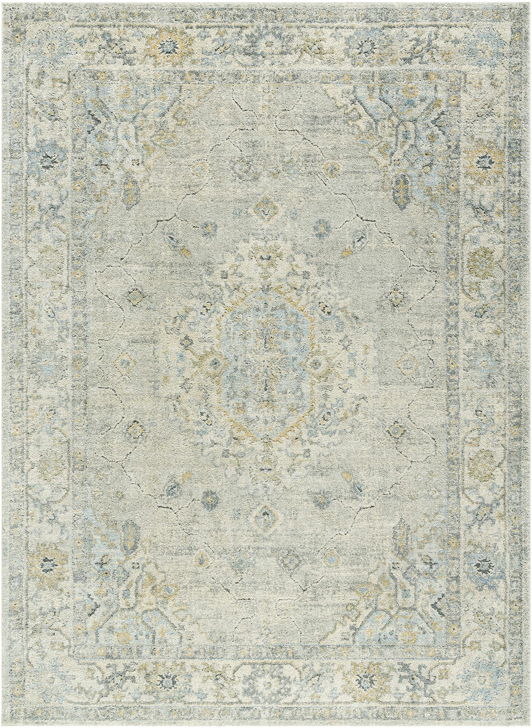 Tyche Light Gray Thick Luxe Area Rug - Ornate Home
