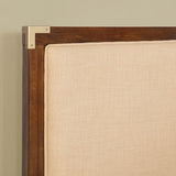 Tychus Dark Oak/Beige Cal.King Bed - Ornate Home