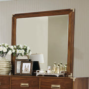 Tychus Dark Oak Mirror - Ornate Home