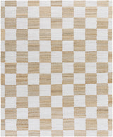 Tyhir Checkered Jute Rug - Ornate Home