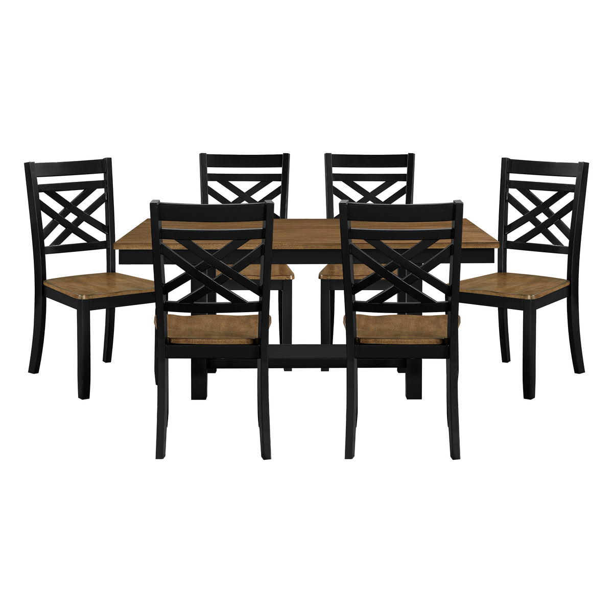 Tyler Charcoal 7pc Dining Set - Ornate Home