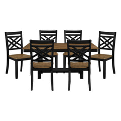 Tyler Charcoal 7pc Dining Set - Ornate Home