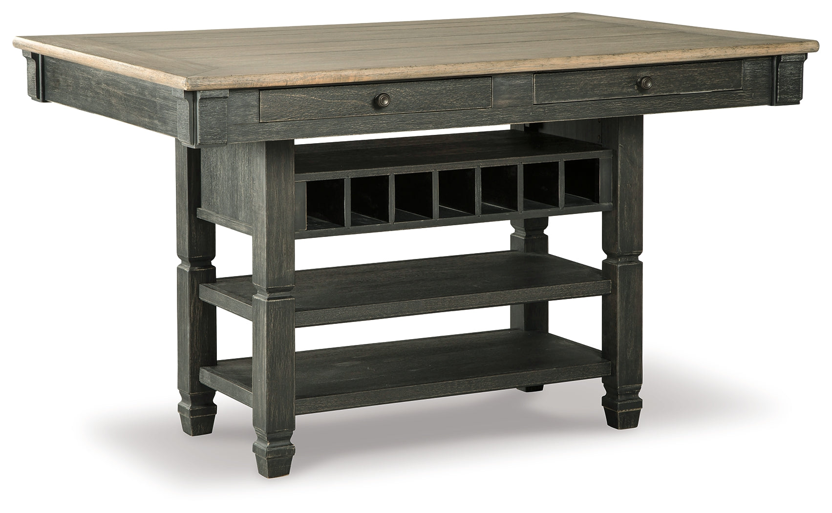 Tyler Creek Black/Gray Counter Height Dining Table - Ornate Home