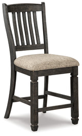 Tyler Creek Black/Gray Counter Height Dining Table and 2 Barstools (Online Special Price) - Ornate Home