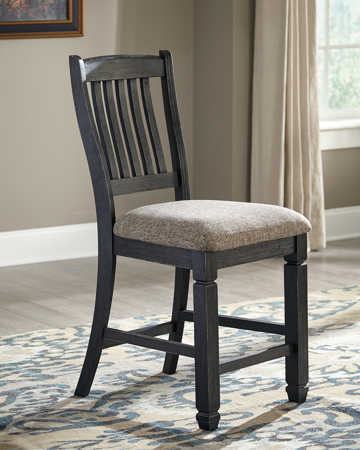 Tyler Creek Black/Gray Counter Height Dining Table and 2 Barstools (Online Special Price) - Ornate Home