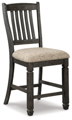 Tyler Creek Black/Gray Counter Height Dining Table and 2 Barstools - Ornate Home