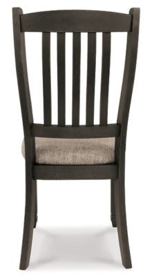 Tyler Creek Black/Gray Dining Table with 4 Chairs and Bench - Ornate Home