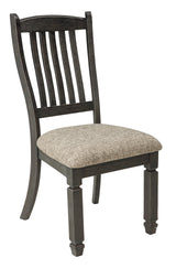 Tyler Creek Black/Gray Dining Table with 6 Chairs with Server - Ornate Home