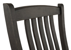 Tyler Creek Black/Gray Dining Table with 6 Chairs with Server - Ornate Home