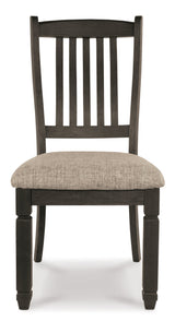 Tyler Creek Black/Gray Dining Table with 6 Chairs with Server - Ornate Home