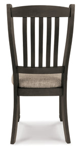 Tyler Creek Black/Gray Dining Table with 6 Chairs with Server - Ornate Home