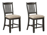 Tyler Creek Black/Grayish Brown Counter Height Bar Chair (Set of 2) (Online Special Price) - Ornate Home