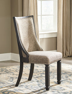 Tyler Creek Black/Grayish Brown Dining Chair (Set of 2) - Ornate Home
