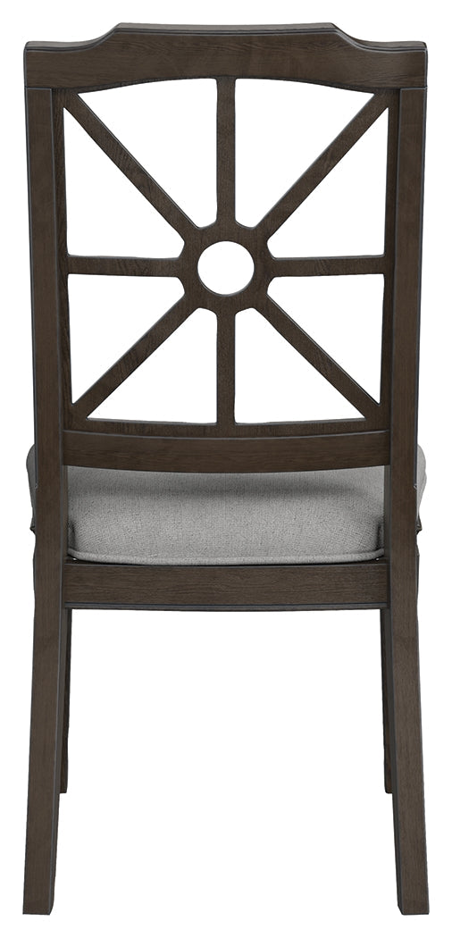 Tyler Creek Black/Grayish Brown Dining Table and 4 Chairs - Ornate Home