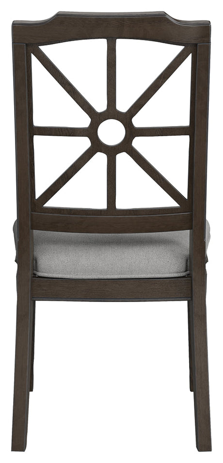 Tyler Creek Black/Grayish Brown Dining Table and 4 Chairs - Ornate Home