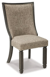 Tyler Creek Black/Grayish Brown Dining Table and 4 Chairs with Bench (Online Special Price) - Ornate Home