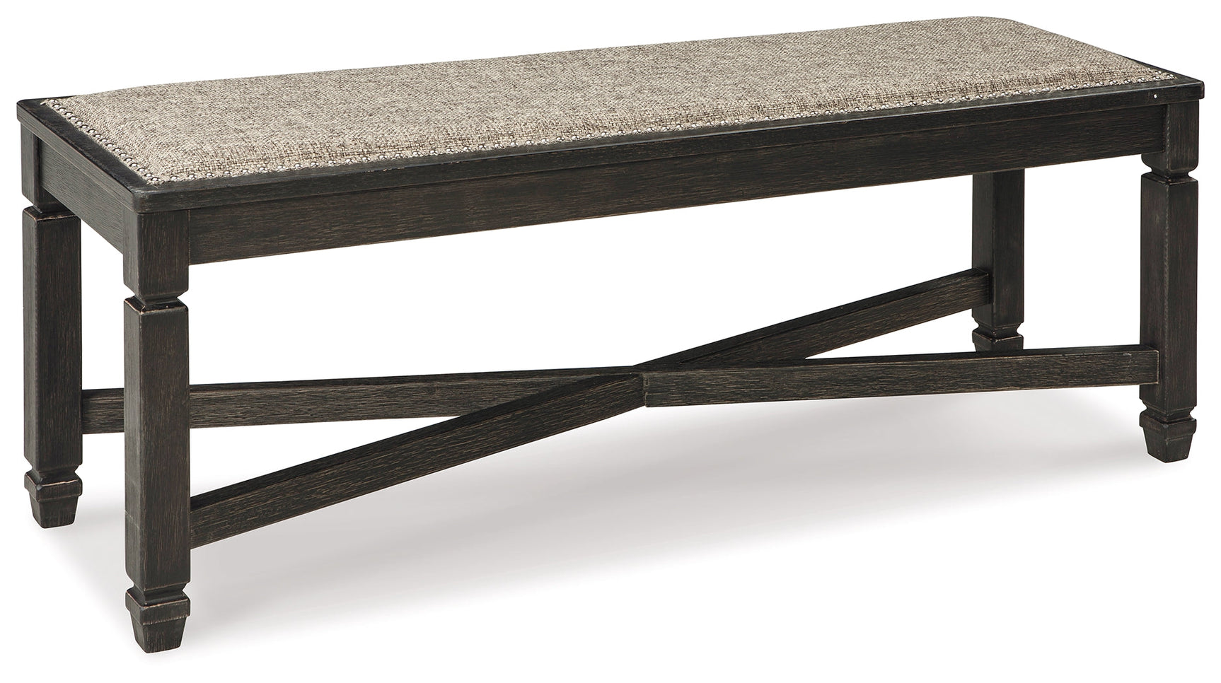 Tyler Creek Black/Grayish Brown Dining Table and 4 Chairs with Bench (Online Special Price) - Ornate Home