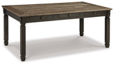 Tyler Creek Black/Grayish Brown Dining Table and 6 Chairs - Ornate Home