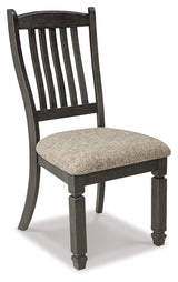 Tyler Creek Black/Grayish Brown Dining Table and 6 Chairs - Ornate Home