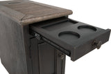 Tyler Creek Chairside End Table with USB Ports & Outlets (Online Special Price) - Ornate Home