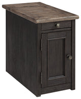 Tyler Creek Grayish Brown/Black Coffee Table and 2 Chairside End Tables (Online Special Price) - Ornate Home
