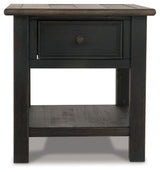 Tyler Creek Grayish Brown/Black Coffee Table and 2 End Tables with Console (Online Special Price) - Ornate Home